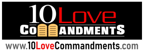 10 Love Commandments Bumper Sticker